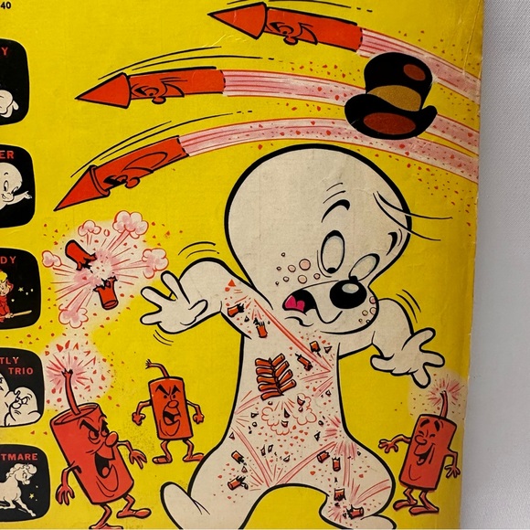 Tuff Ghosts Starring Spooky Fireworks No. 40 Sept. 71’ Harvey Comic Book VTG - Picture 3 of 8